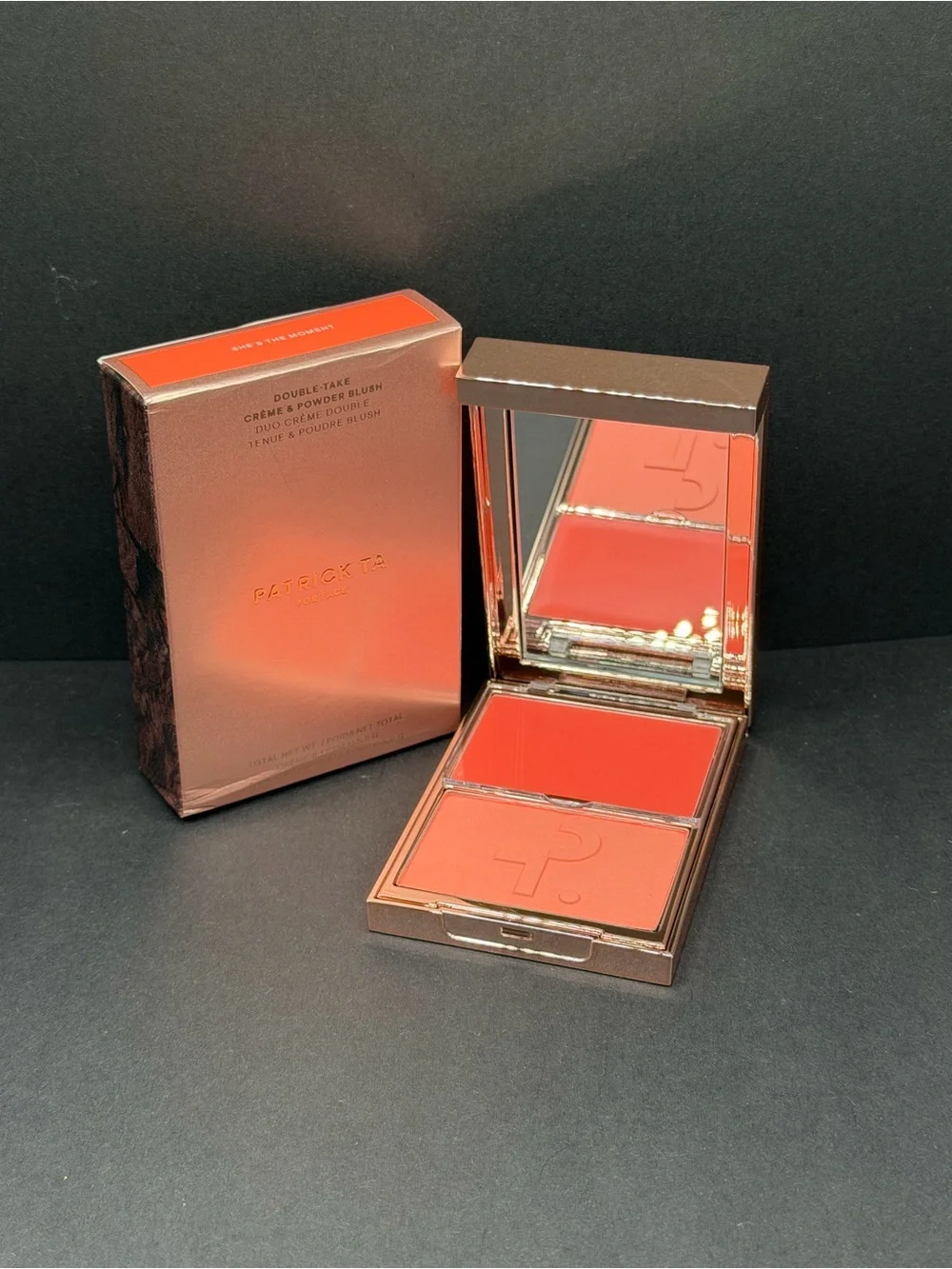 Patrick Ta Double Take Cream & Powder Blush - She’s the Moment